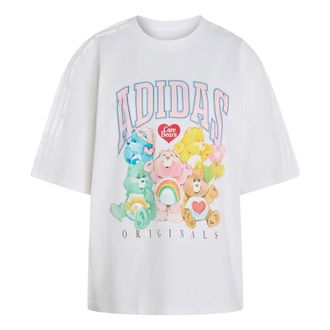 adidas (WMNS) adidas Care Bears Oversized T-Shirt Asia Sizing White KR1480