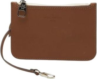 Louis Vuitton Pre-owned Bags, female, Brown, Size: ONE SIZE Pre-owned Handbag Pouch