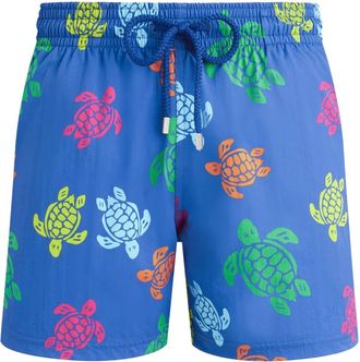 Vilebrequin Costume da bagno con stampa tartaruga - Blu