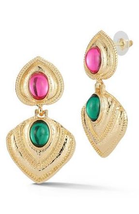 Sphera Milano CZ Drop Earrrings in Gold at Nordstrom Rack