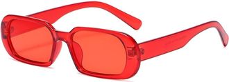 Generic Mens And Womens Outdoor Vacation Sunglasses Sports Driving Commuter Sun Glasses(Red)