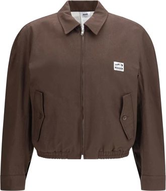 Magliano Chaqueta de Gabardina de Algod&oacute;n para el Trabajo - Jackets - Hombre - Marr&oacute;n - XL