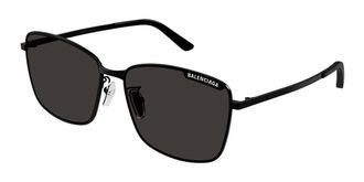 Balenciaga BB0280SA Asian Fit 001 Mens Sunglasses Black Size 60