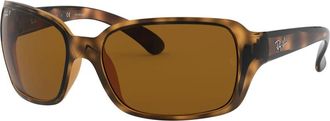 Ray-Ban Gepolariseerde zonnebril in Havana Brown - Dames - Zonnebrillen - Bruin - 60 MM - Accessoires