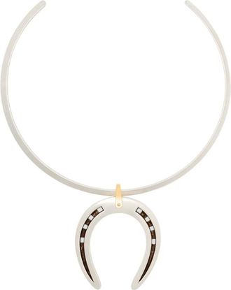 Isabel Marant Isabel Marant, Necklaces, female, Gray, Size: ONE SIZE Choker Gd Necklace