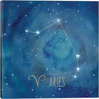 iCanvas Icanvas Star Sign Aries By Cynthia Coulter Wall Art