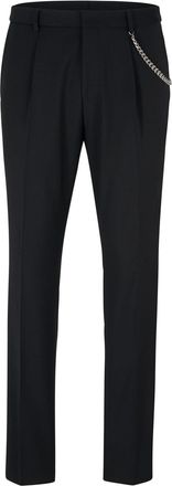 HUGO BOSS Heren Hugo Hesten231E1X Broek in Zwart