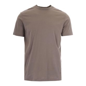 Emporio Armani T-Shirts, male, Brown, Size: 2XL T-Shirts