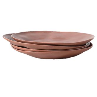 Be Home Tam Stoneware Side Plate - Set of 4 in Terracotta Rose at Nordstrom