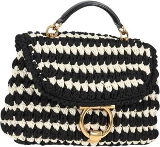 Ferragamo Tweedehands leren handtassen - Dames - Vintage Handtas - Veelkleurig - ONE Size - Leer - Vintage
