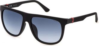 Police SPLN33 BEYOND LITE 5 0V14 Mens Sunglasses Blue Size 59