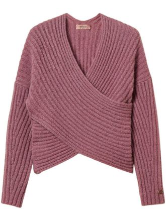 Twin-Set ribbed-knit jumper - Pink