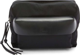 Jil Sander Lid messenger bag - men - Calf Leather/Polyamide/Polyurethane - OS - Black