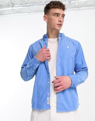 Carhartt Work in Progress Madison - Camicia in velluto a coste blu
