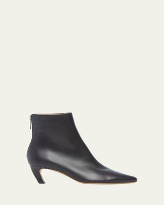 Gabriela Hearst Clayton Leather Ankle Boots
