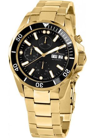 Jacques Lemans 1-1926H Mens Liverpool Automatic Watch - Gold - One Size