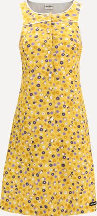 Miu Miu Floral midi Dress Female 40