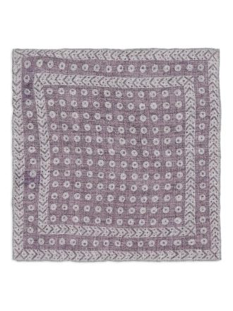 Brunello Cucinelli Zakdoek met stippen - Paars