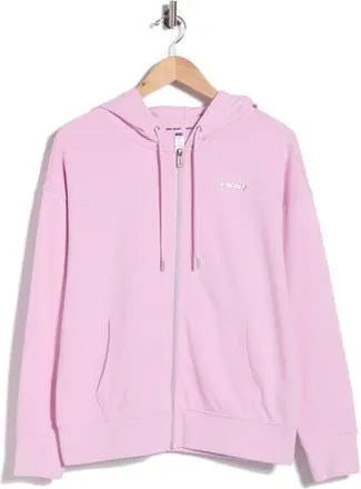 DKNY Bubble Logo Zip Hoodie in Pink Lavender at Nordstrom Rack, Size X-Large