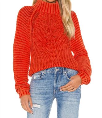 Free People Sweetheart Sweater In Love Glare