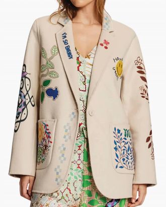 Me369 Juliana Wool Jacket In Shipibo
