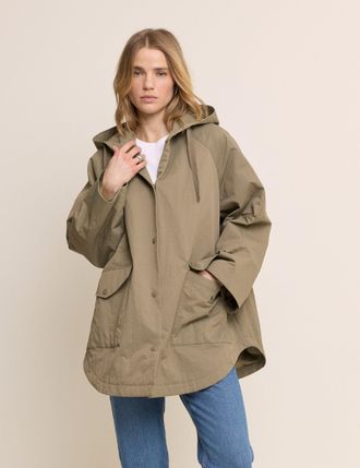 Nobody's Child Green Hooded Parka Jacket