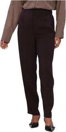 Beaumont Amsterdam Sacha Broek - Dames - Slim Fit Broeken - Rood - S - Polyester - Broeken