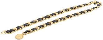 Chanel Pre-owned Belts, female, Black, Size: ONE SIZE Pre-owned Chain Belt