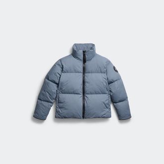 Canada Goose Lawrence Puffer Jacket Black Disc (Men, Light Ozone Blue, XXL)