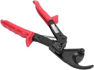 OEM Cortacables De Trinquete, Alicates De Crimpado Para Cables, Cortador De Cobre Y Aluminio, Mango Ergon&oacute;mico Antideslizante, 240 Mm&sup2;, Negro Y Rojo