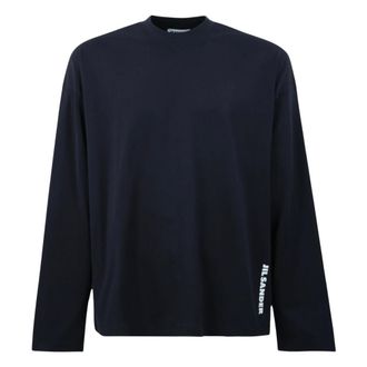 Jil Sander Heren, Tops, Blauw, Maat: XL Katoen