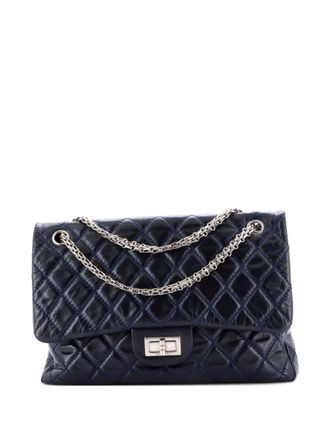 Chanel Reissue 2.55 Flap Bag Quilted Aged Calfskin 227 shoulder bag - Blauw