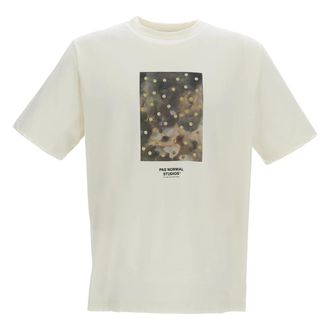 Pas Normal Studios T-Shirts, male, White, Size: XL Off-Race Logo T-Shirt
