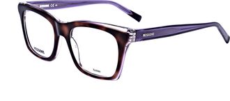 Missoni Womens 50 mm Havana Violet Eyeglasses