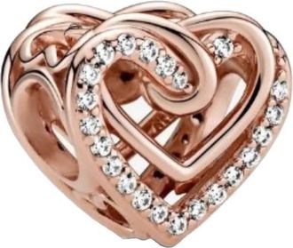 Pandora Sparkling Entwined Hearts Charm