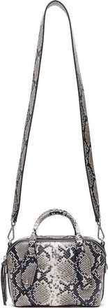 Rag & Bone Small Gramercy Snakeskin Embossed Leather Satchel in Natural at Nordstrom