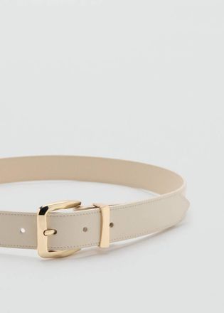Mango Cintura fibbia rilievo grezzo - Donna - XL - MANGO