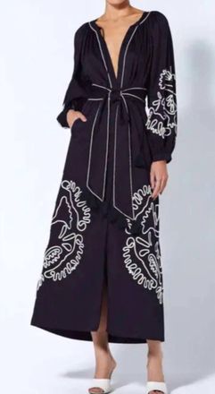 Alexis Belia Dress In Black Floral