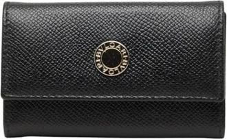 Bulgari Pre-owned Keycase - Dames - Vintage Accessoires - Zwart - ONE Size - Leer - Vintage