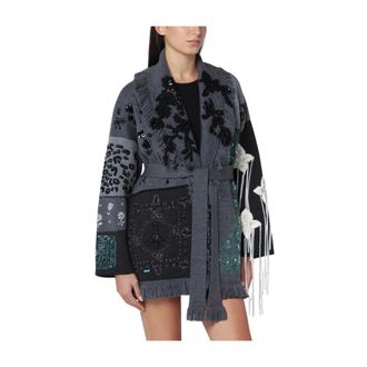 Alanui Cardigans, female, Multicolor, S, Midnight In Manhattan Cardigan
