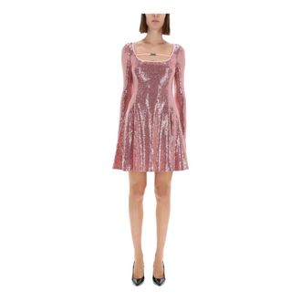 Versace Jeans Couture Plachet M Dress - female - Versace Jeans Couture - Party Dresses - Pink - XS - Dresses