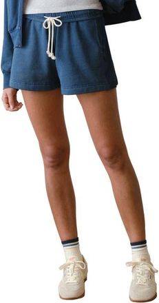 Marine Layer Cloud 9 Fleece Drawstring Shorts in Indigo at Nordstrom, Size X-Large
