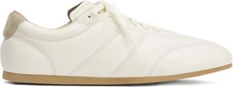 Christophe Lemaire leather sneakers - White
