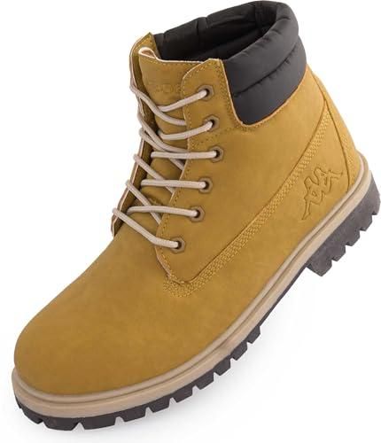 Bottes Kappa Taille 42 Beige - Cuir, Style Chukka, Occasion Très Bon état