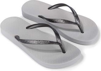 Ipanema Ana Flip Flop in Bo354-Lt Grey/silver at Nordstrom, Size 11