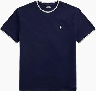 Polo Ralph Lauren Mens Polo Ralph Lauren Stretch Mesh T-Shirt S2-26 001 Newport Navy - Size: 42