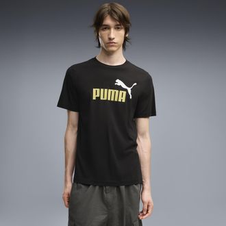 Puma T-shirt con logo bicolore Essentials N. 1 da uomo, Abbigliamento, Nero, XXL