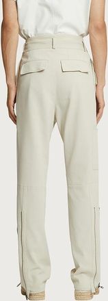 Ferragamo Utility Pocket Cargo Pants - Beige