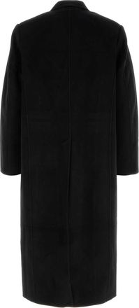 S&eacute;fr Wool Blend Coat - Black