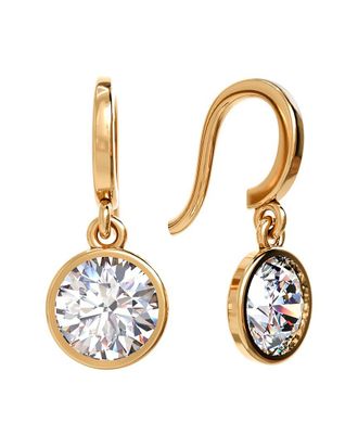Gabi Rielle 14K Over Silver Cz Shimmer Earrings